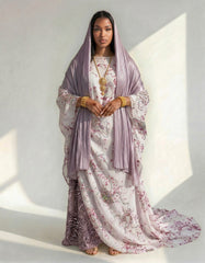 Royal Sakura Bridal Somali Bac Wayne Dirac Set in Cherry Blossom & Lilac (Bridal Excellence Collection)