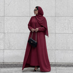 Zawaya Square-Detail Barbie Abaya-1