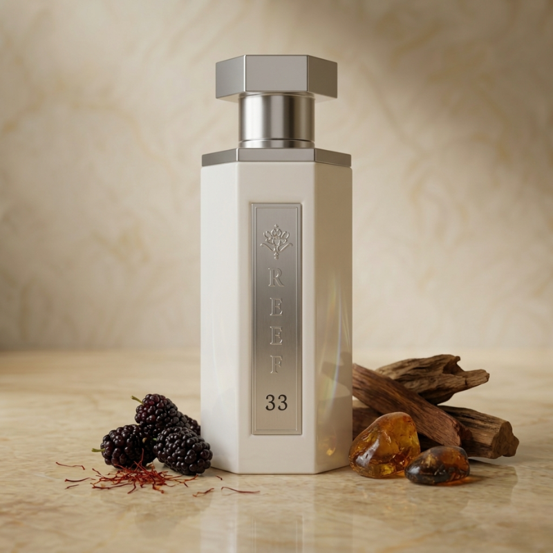 Reef 33 White EDP – Iconic Unisex Saffron & Luxury Fragrance